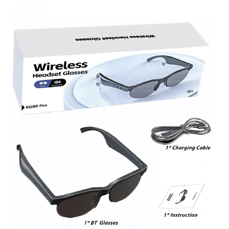 Smart Wireless Headset Glasses
